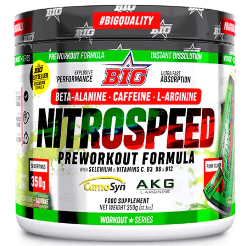 Big Nitrospeed Preworkout Formula - 350 gr PRE ALLENAMENTO