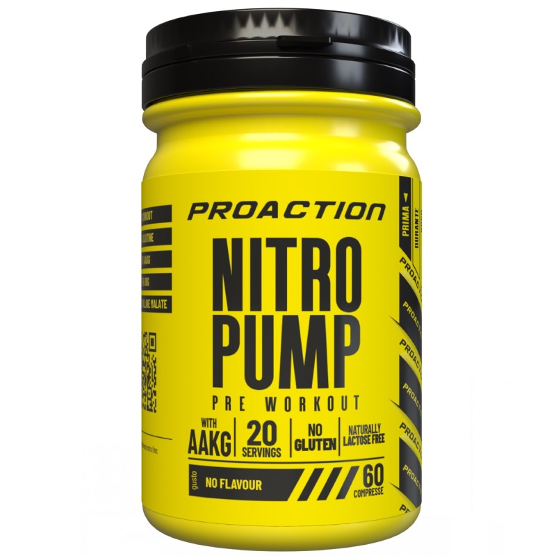 Proaction Fitness Nitro Pump Pre Workout - 60 cpr PRE ALLENAMENTO