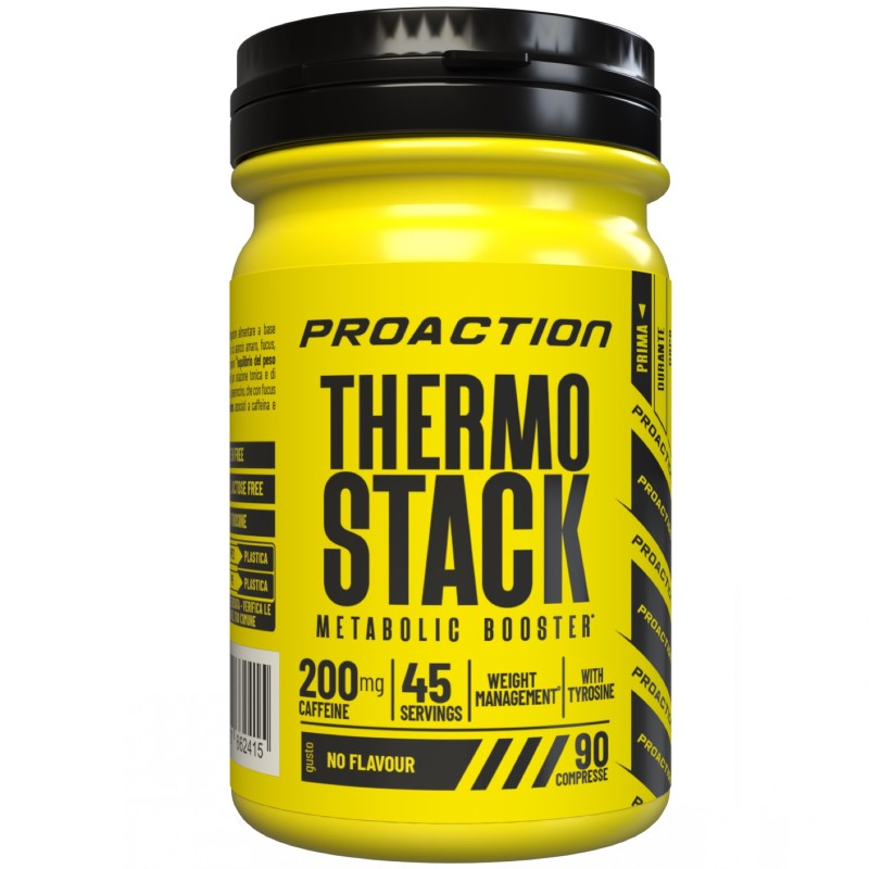 Proaction Fitness Thermo Stack Metabolic Booster - 90 cpr BRUCIA GRASSI TERMOGENICI