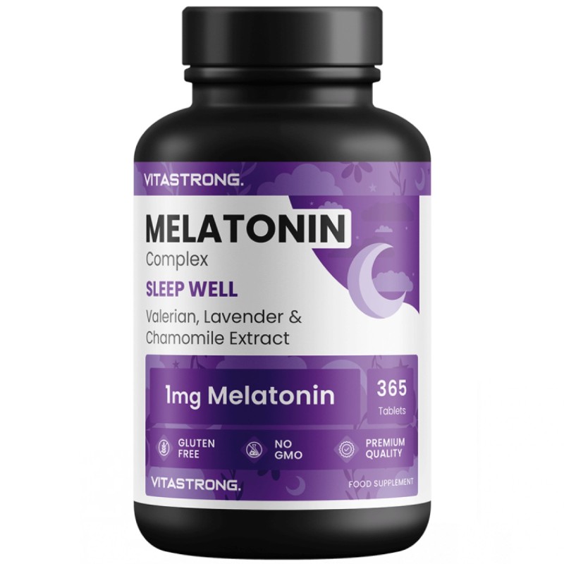 Vitastrong Melatonin Complex - 365 cpr BENESSERE-SALUTE