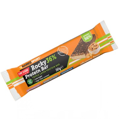 NAMED SPORT ROCKY 36% PROTEIN BAR 1 barretta 50 gr BARRETTE ENERGETICHE