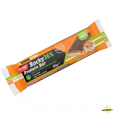 NAMED SPORT ROCKY 36% PROTEIN BAR 1 barretta 50 gr BARRETTE ENERGETICHE