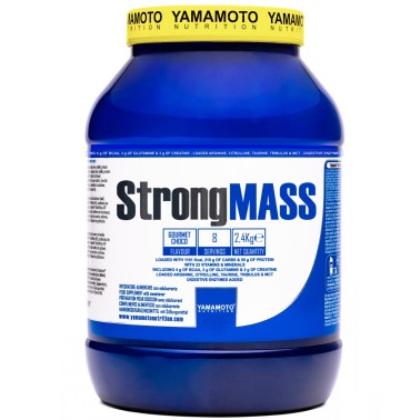 StrongMASS di YAMAMOTO NUTRITION 2,4 kg GAINERS AUMENTO MASSA