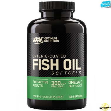 ON Optimum Nutrition Fish Oil 100 perle integratore di Omega 3 anti Colesterolo OMEGA 3