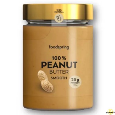 Foodspring 100% Peanut Butter Smooth - 300 gr AVENE - ALIMENTI PROTEICI