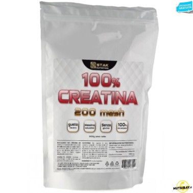 Stak Nutrition 100% Creatina 200 mesh - 500 gr CREATINA