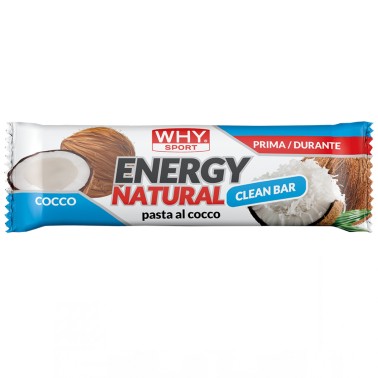 Why Sport Energy Natural Clean Bar - 1 barretta da 25 gr BARRETTE ENERGETICHE