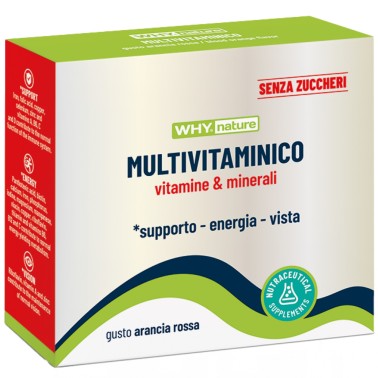 Why Nature Multivitaminico Senza Zuccheri - 14 bustine da 6,5 gr VITAMINE