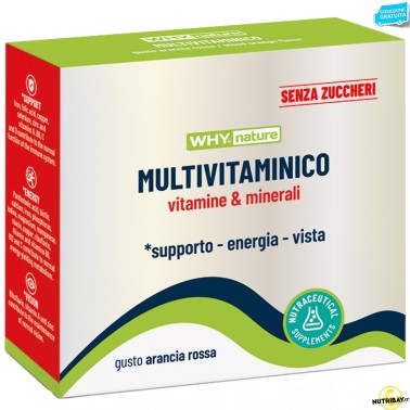 Why Nature Multivitaminico Senza Zuccheri - 10 bustine da 6,5 gr VITAMINE