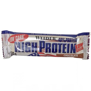 Weider High Protein Bar Low Carb - 1 barretta da 50 gr BARRETTE ENERGETICHE