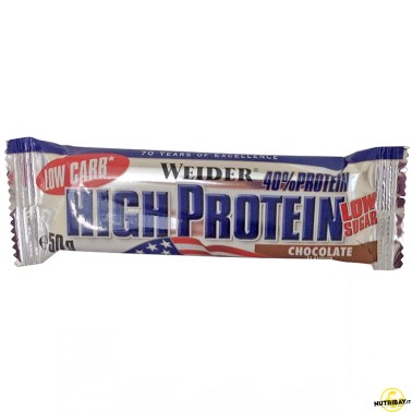 Weider High Protein Bar Low Carb - 1 barretta da 50 gr BARRETTE ENERGETICHE