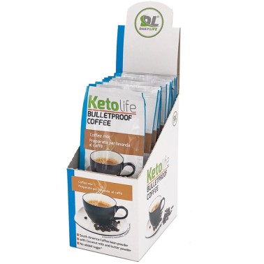 Daily Life Ketolife BulletProof Coffee - 10 bustine da 12 gr CAFFEINA