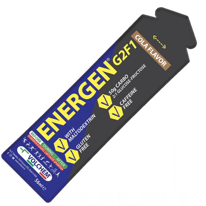 Volchem Energen G2F1 - 1 gel da 56 ml CARBOIDRATI - ENERGETICI