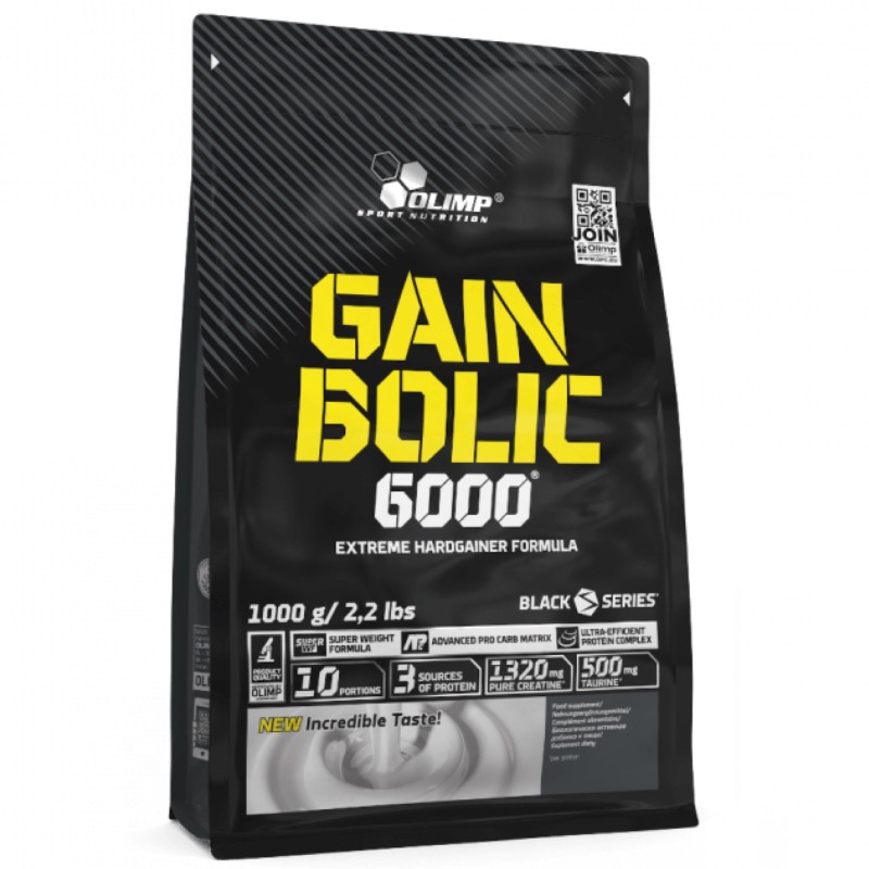 Olimp Gain Bolic 6000 1 kg Mega Mass Gainer con Creatina e Vitamine GAINERS AUMENTO MASSA