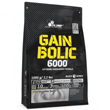 Olimp Gain Bolic 6000 1 kg Mega Mass Gainer con Creatina e Vitamine GAINERS AUMENTO MASSA