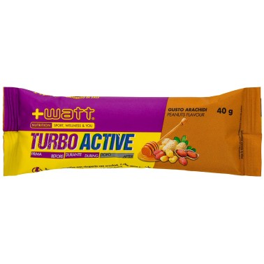 +Watt Turbo Active - 1 barretta da 40 gr BARRETTE ENERGETICHE