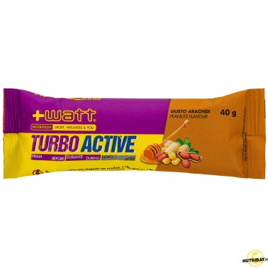 +Watt Turbo Active - 1 barretta da 40 gr BARRETTE ENERGETICHE