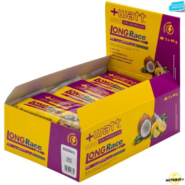 +Watt Long Race - 12 barrette da 80 gr BARRETTE ENERGETICHE