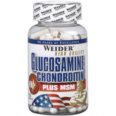 Weider Glucosamine Chondroitin Plus MSM - 120 caps BENESSERE ARTICOLAZIONI