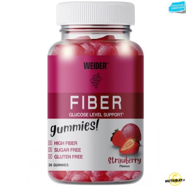 Weider Fiber Gummies - 36 caramelle gommose BENESSERE-SALUTE
