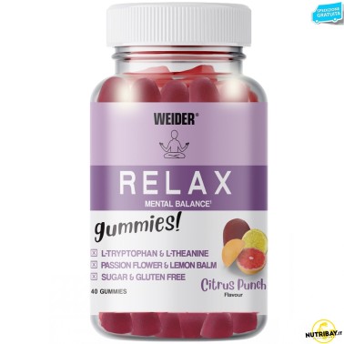 Weider Relax Gummies - 40 caramelle gommose BENESSERE-SALUTE