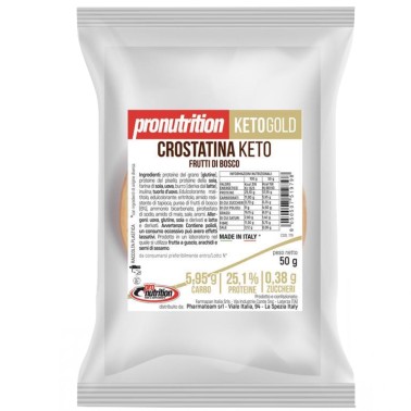 Pronutrition Crostatina Keto Frutti di Bosco - 1 crostata da 50 gr AVENE - ALIMENTI PROTEICI