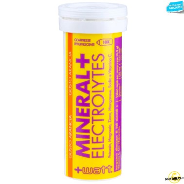 +watt - Mineral + Electrolytes 10 Compresse magnesio vitamine potassio minerali SALI MINERALI