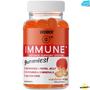 Weider Immune Gummies - 60 caramelle gommose VITAMINE