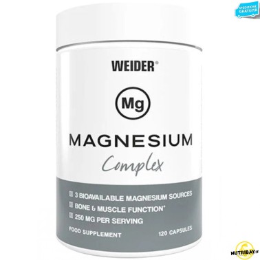 Weider Mg Magnesium Complex - 120 caps SALI MINERALI