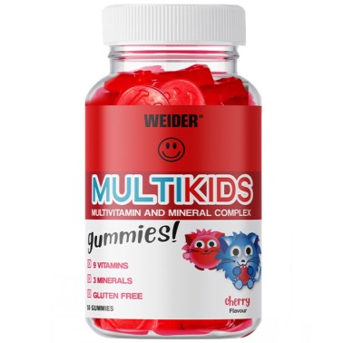 Weider Multikids Gummies - 50 caramelle gommose VITAMINE