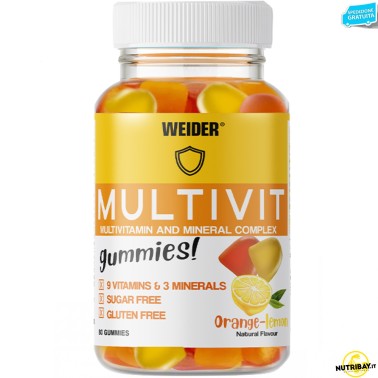 Weider Multivit Gummies - 80 caramelle gommose VITAMINE