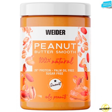 Weider Peanut Butter Smooth - 1 Kg AVENE - ALIMENTI PROTEICI