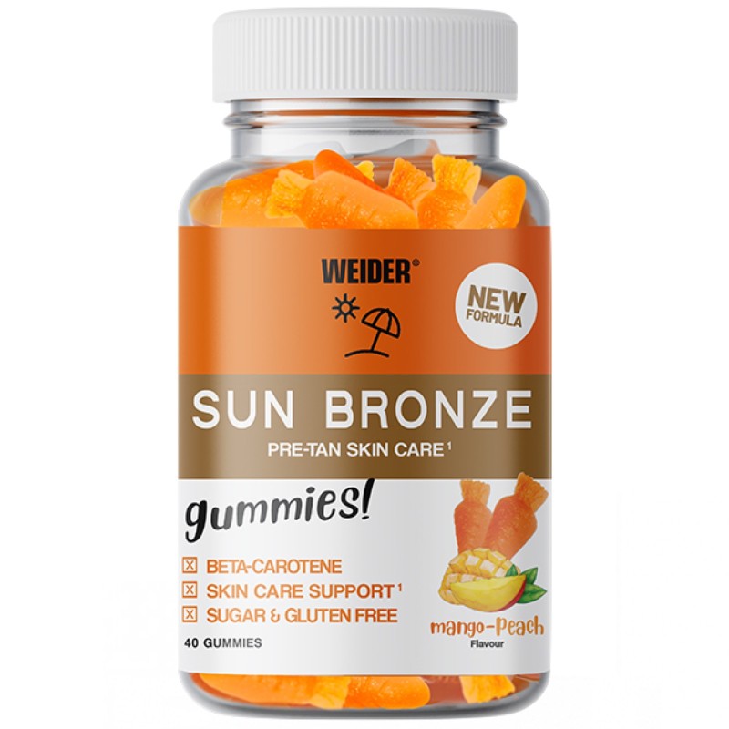 Weider Sun Bronze Gummies - 40 caramelle gommose BENESSERE-SALUTE