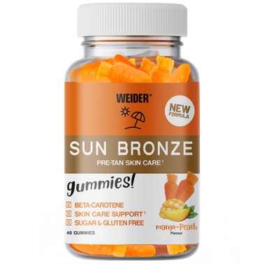 Weider Sun Bronze Gummies - 40 caramelle gommose BENESSERE-SALUTE