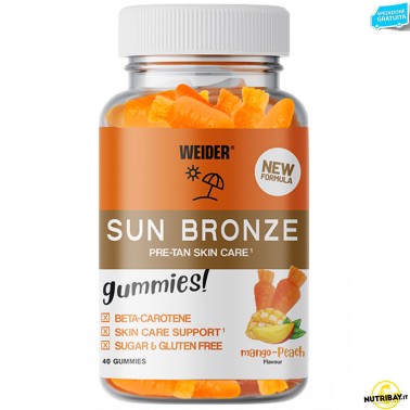 Weider Sun Bronze Gummies - 40 caramelle gommose BENESSERE-SALUTE