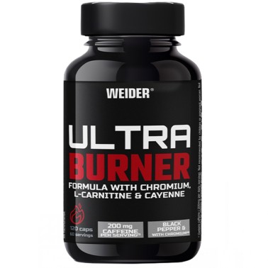 Weider Ultra Burner - 120 caps BRUCIA GRASSI TERMOGENICI