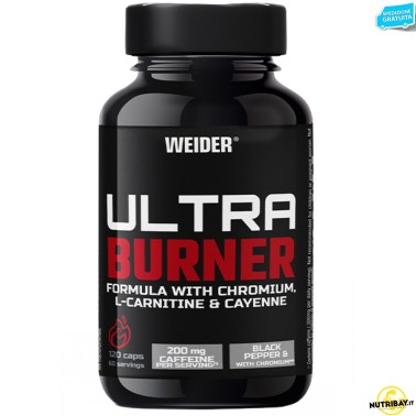 Weider Ultra Burner - 120 caps BRUCIA GRASSI TERMOGENICI