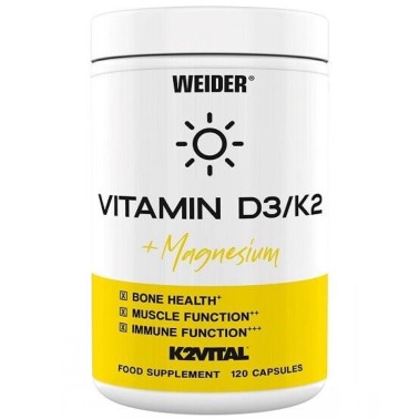 Weider Vitamin D3/K2 + Magnesium - 120 caps VITAMINE