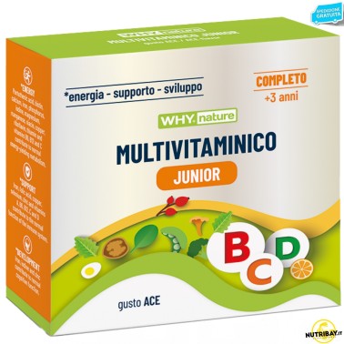 Why Nature Multivitaminico Junior - 10 bustine da 3 gr VITAMINE