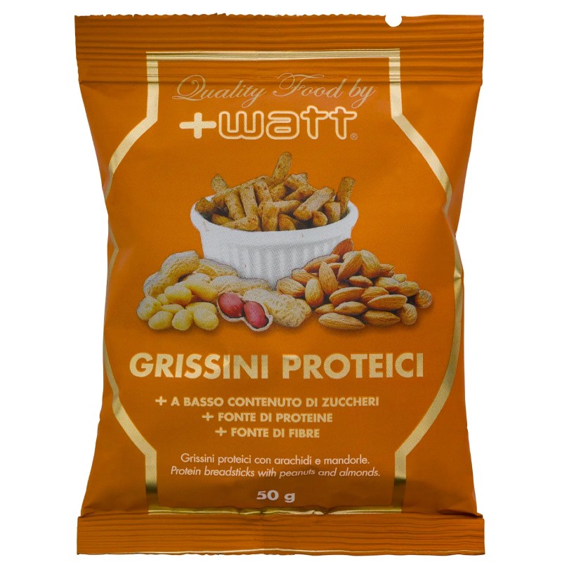 +Watt Grissini Proteici - confezione da 50 gr AVENE - ALIMENTI PROTEICI