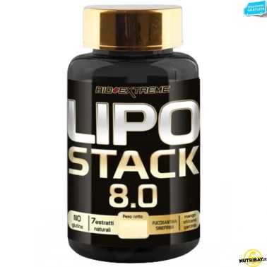 Bio-Exreme Lipo Stack 8.0 - 60 caps BRUCIA GRASSI TERMOGENICI