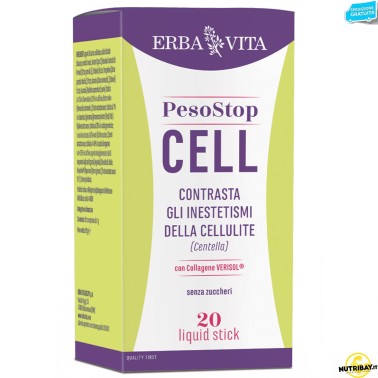 Erba Vita Peso Stop Cell - 20 liquid stick BRUCIA GRASSI TERMOGENICI