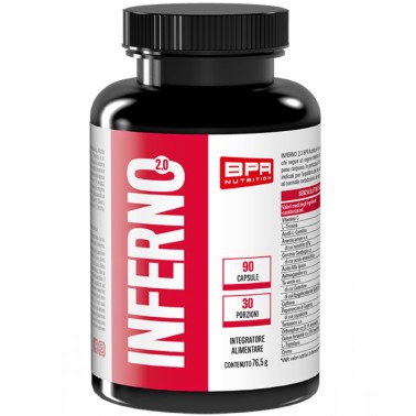 Bpr Nutrition Inferno 2.0 - 90 caps BRUCIA GRASSI TERMOGENICI