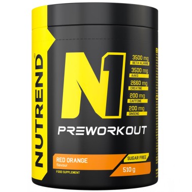 NUTREND N1 Pre-Workout 510 grammi PRE ALLENAMENTO