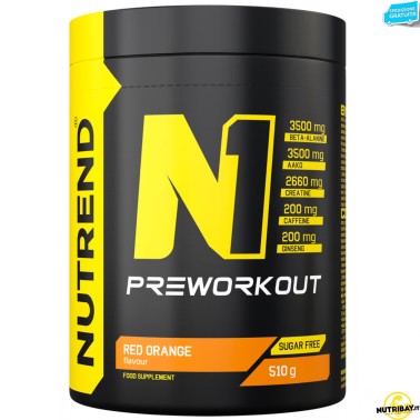 NUTREND N1 Pre-Workout 510 grammi PRE ALLENAMENTO