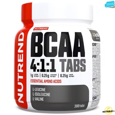 NUTREND BCAA 4:1:1 300 compresse AMINOACIDI 3.1.2 - 4.1.1 - 10.1.1 - 12.1.1