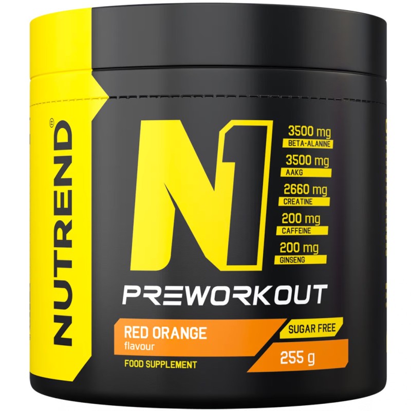 NUTREND N1 Pre-Workout - 255 gr PRE ALLENAMENTO