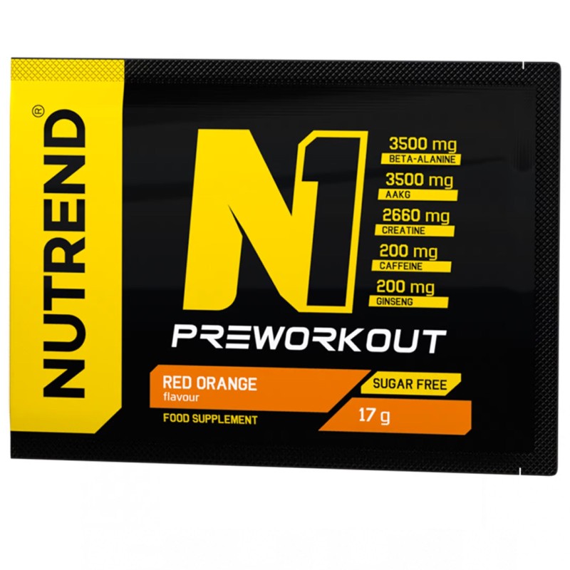 NUTREND N1 Pre-Workout - 1 bustina da 17 gr PRE ALLENAMENTO