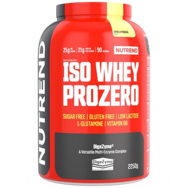 Nutrend Iso Whey ProZero - 2,25 Kg PROTEINE