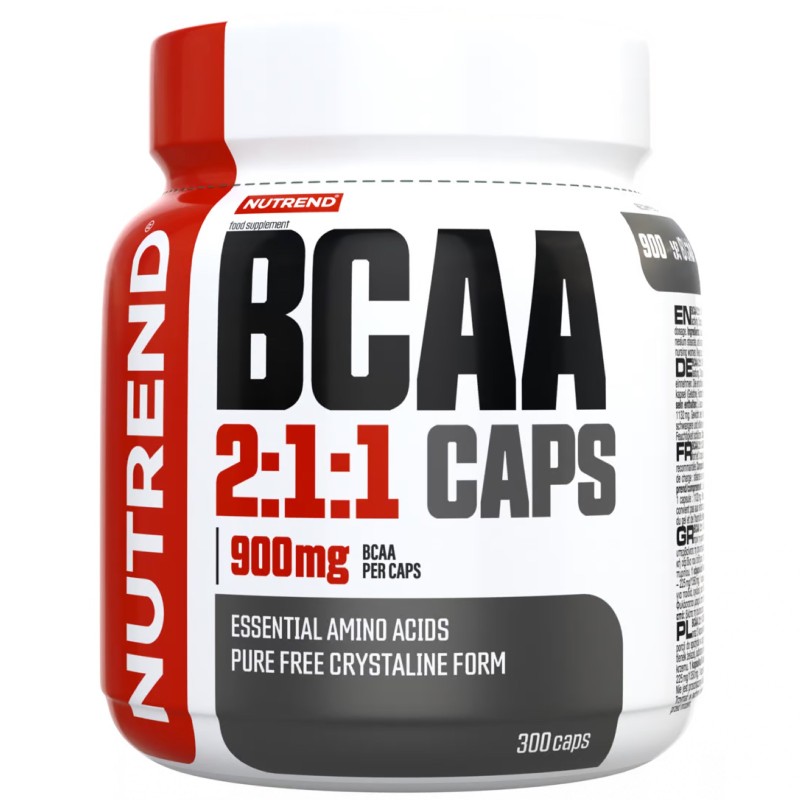 NUTREND Bcaa 2:1:1 Caps - 300 caps AMINOACIDI BCAA
